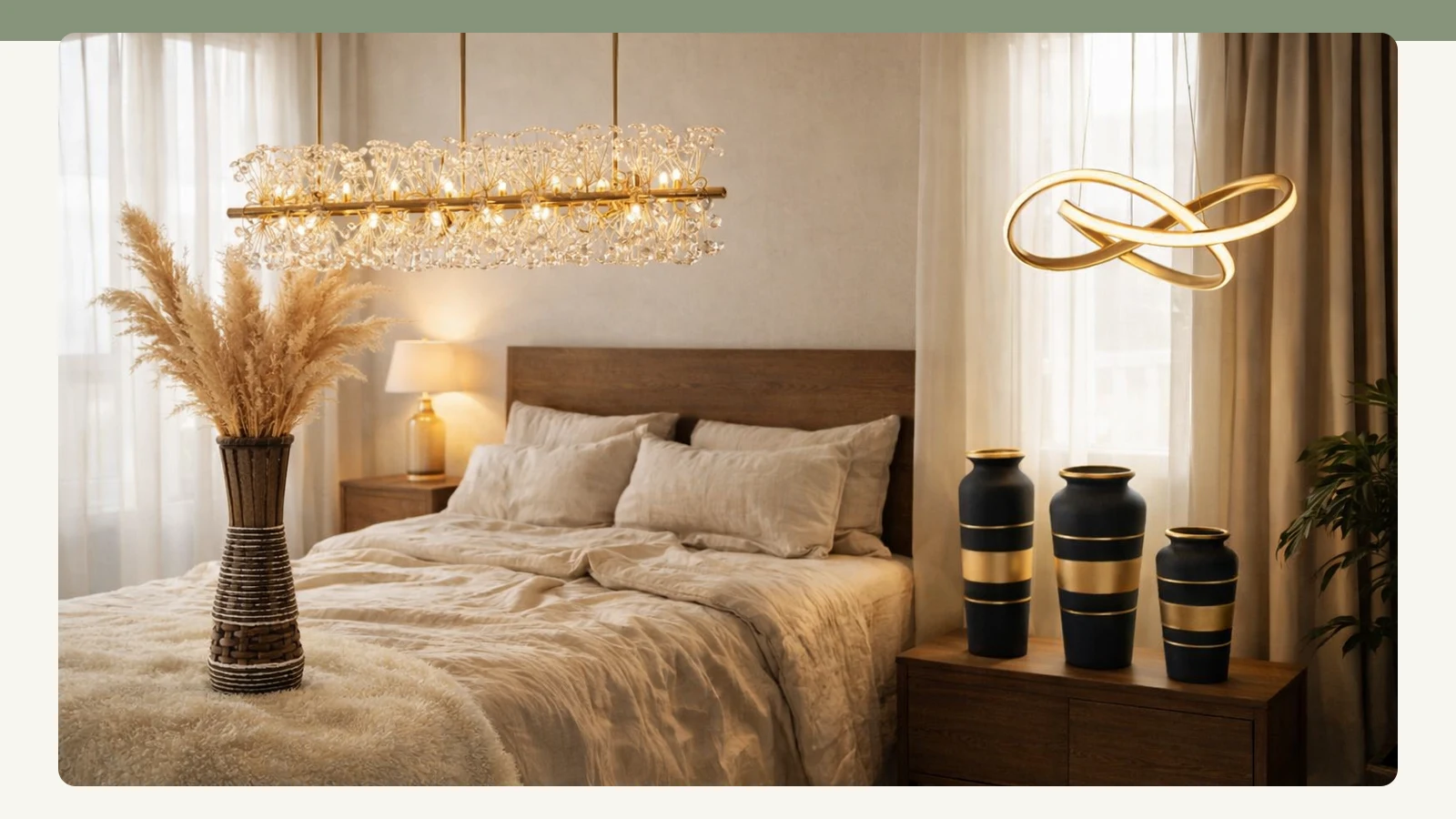5 itens de iluminação e decoração para deixar a sala e o quarto mais elegantes